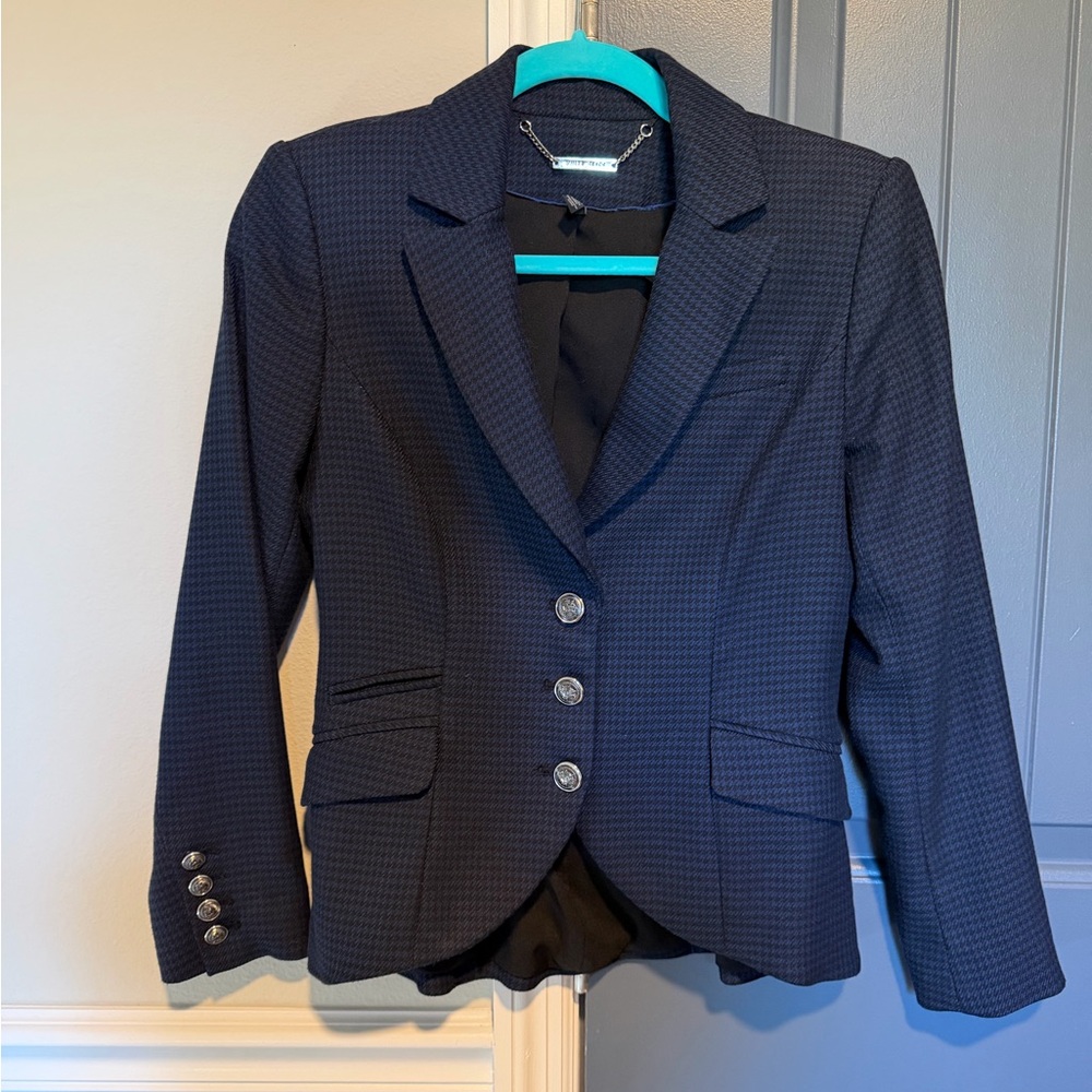 Women's Navy Blue and black  Blazer
